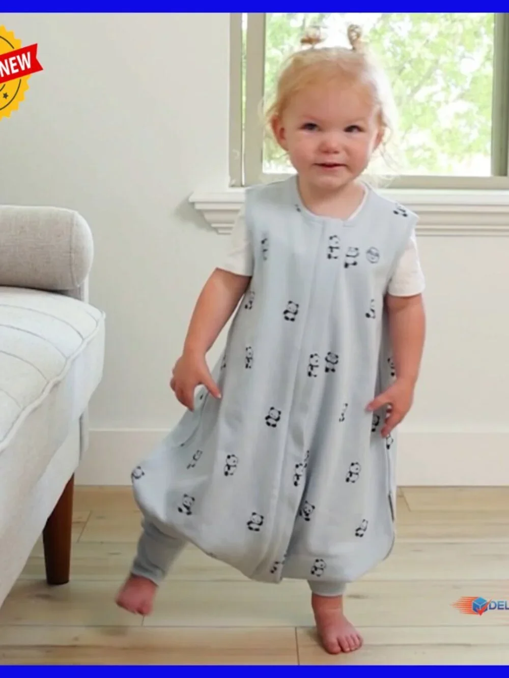 Merino Wool Organic Cotton Toddler Sleep Bag 18-36 Months Foot Openings